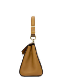 beige Satchel-Tasche aus Leder von Givenchy