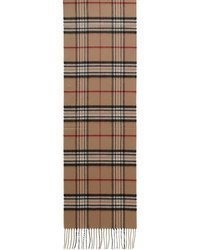 beige Schal mit Schottenmuster von Fraas