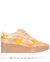 beige Schuhe mit Sternenmuster von Stella McCartney