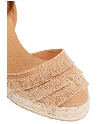 beige Segeltuch Espadrilles von Castaner