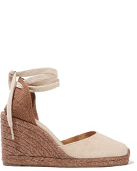 beige Segeltuch Espadrilles von Castaner