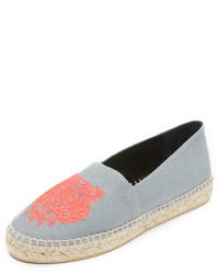 beige Segeltuch Espadrilles von Kenzo