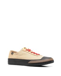 beige Segeltuch niedrige Sneakers von Camper