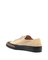 beige Segeltuch niedrige Sneakers von Camper