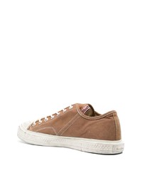 beige Segeltuch niedrige Sneakers von Acne Studios