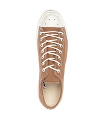 beige Segeltuch niedrige Sneakers von Acne Studios