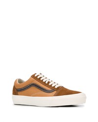 beige Segeltuch niedrige Sneakers von Vans