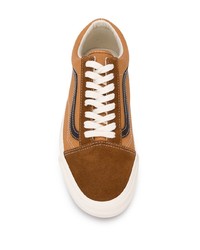 beige Segeltuch niedrige Sneakers von Vans