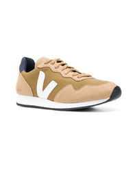 beige Segeltuch niedrige Sneakers von Veja