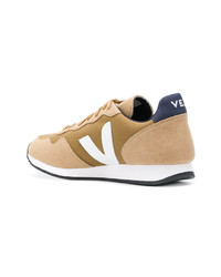 beige Segeltuch niedrige Sneakers von Veja