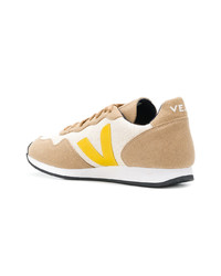 beige Segeltuch niedrige Sneakers von Veja