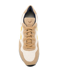 beige Segeltuch niedrige Sneakers von Veja