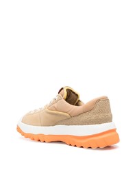 beige Segeltuch niedrige Sneakers von Camper