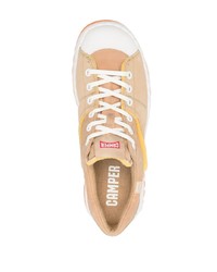 beige Segeltuch niedrige Sneakers von Camper