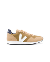 beige Segeltuch niedrige Sneakers von Veja