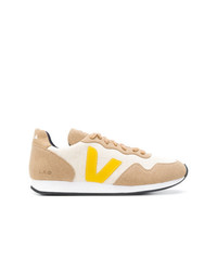 beige Segeltuch niedrige Sneakers von Veja