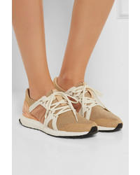 beige Segeltuch Turnschuhe von adidas by Stella McCartney