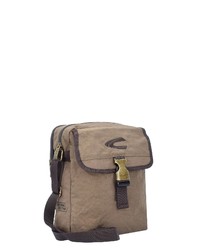 beige Segeltuch Umhängetasche von camel active