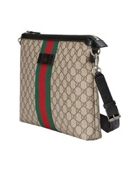 beige Segeltuch Umhängetasche von Gucci