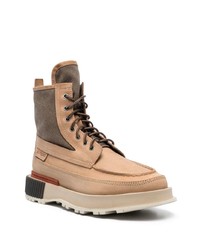 beige Segeltuchfreizeitstiefel von Buttero