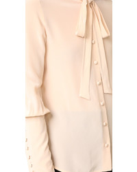 beige Seide Bluse von Belstaff