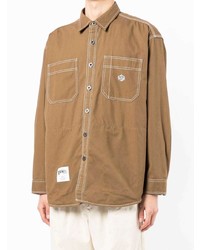 beige Shirtjacke von Chocoolate