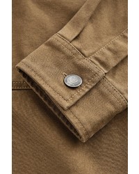 beige Shirtjacke von next