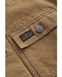 beige Shirtjacke von next