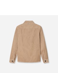 beige Shirtjacke von Olymp