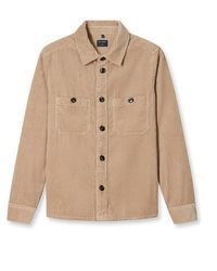 beige Shirtjacke von Olymp