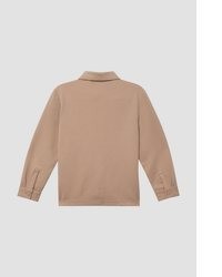 beige Shirtjacke von s.Oliver