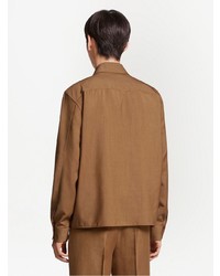 beige Shirtjacke von Zegna