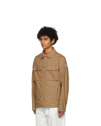 beige Shirtjacke von Moncler