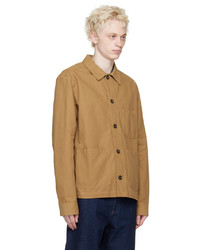 beige Shirtjacke von A.P.C.