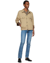 beige Shirtjacke von Vince