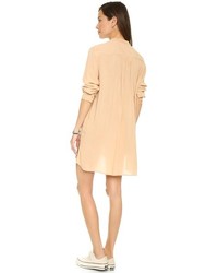 beige Shirtkleid von Blue Life