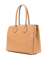 beige Shopper Tasche aus Leder von Furla