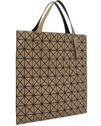 beige Shopper Tasche aus Leder von Bao Bao Issey Miyake