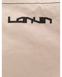 beige Shopper Tasche aus Leder von Lanvin