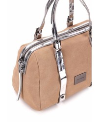 beige Shopper Tasche aus Leder von MERCH MASHIAH