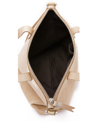 beige Shopper Tasche aus Leder von Madewell