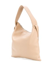 beige Shopper Tasche aus Leder von No/An