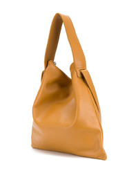 beige Shopper Tasche aus Leder von No/An