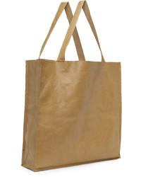 beige Shopper Tasche aus Leder von Maryam Nassir Zadeh