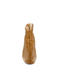 beige Shopper Tasche aus Leder von A.W.A.K.E. Mode