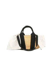 beige Shopper Tasche aus Stroh von Muun