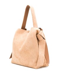 beige Shopper Tasche aus Wildleder von Acne Studios