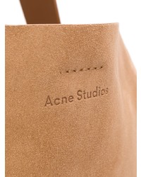 beige Shopper Tasche aus Wildleder von Acne Studios