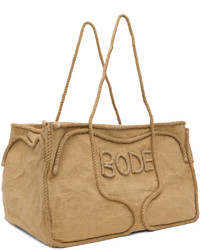 beige Shopper Tasche von Bode