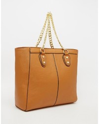 beige Shopper Tasche von Asos